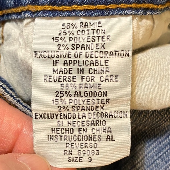 L.e.i. Ashley Ultra Lowrise Women's Light Blue Denim Jeans Size Junior 9 - Picture 10 of 16